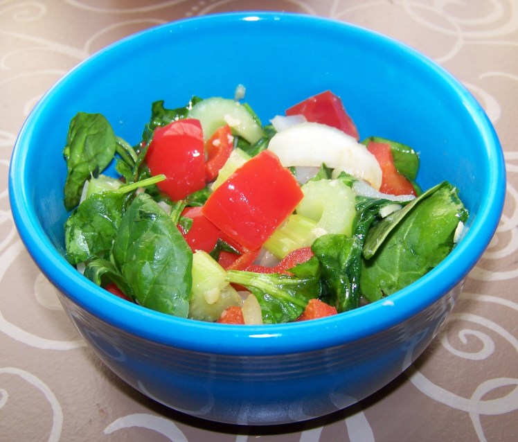 Vegetables Sauteed in Coconut Oil