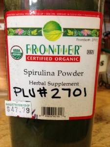 I found Spirulina powder in the bulk spice section of our local co-op.