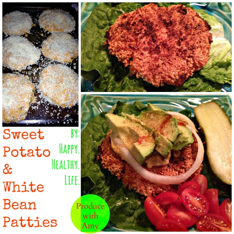 Sweet Potato and White Bean Patties