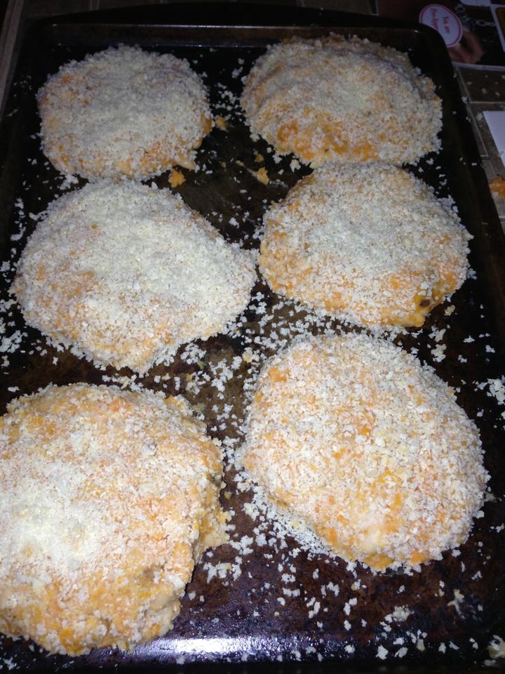 Oven ready sweet potato patties