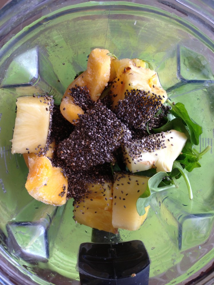 I love the ritual of making a green smoothie each morning. It makes me feel that we are starting the day out right.