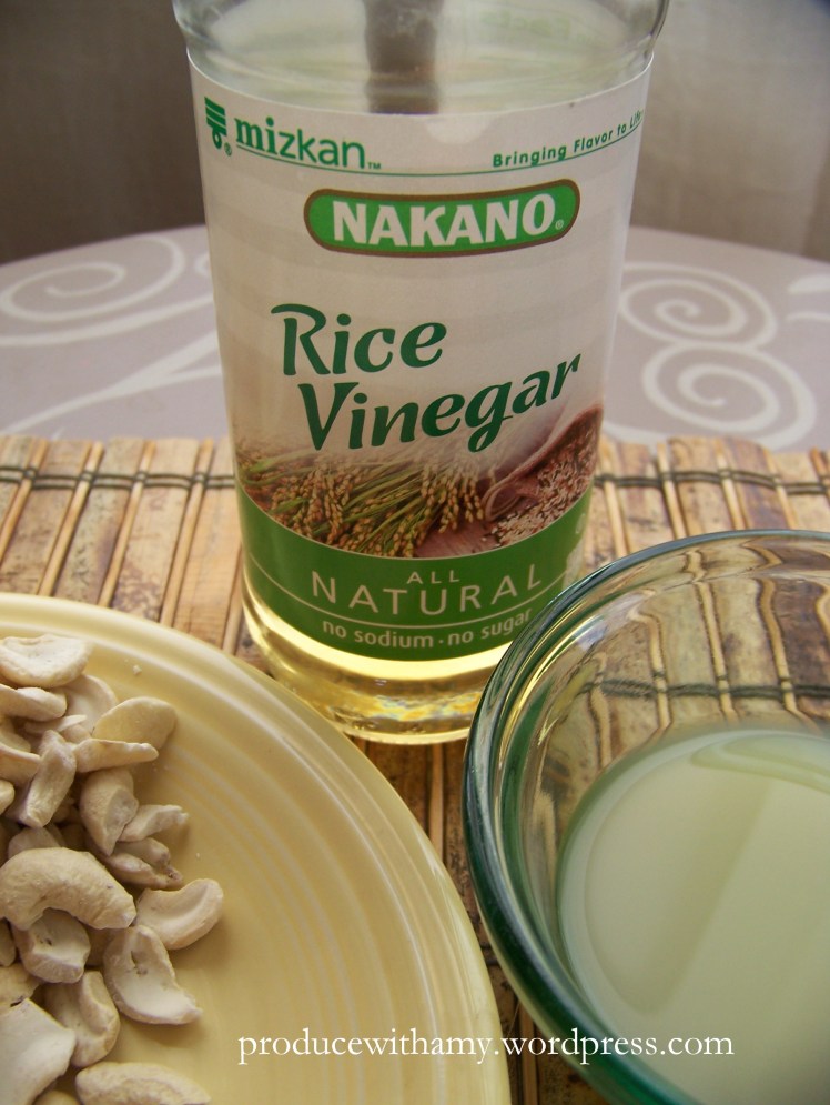 I always have rice vinegar on hand. It really perks up the flavor of Asian soups, salads, and steamed vegetables.