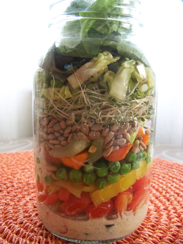 Sometimes when I get to the top there is not much room for lettuce. :) Yet, that is fine with me! 