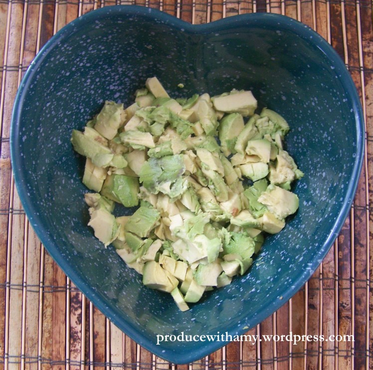 I LOVE avocado. As I have said in an earlier post, I could eat cardboard if it had a smear of avocado on it. 