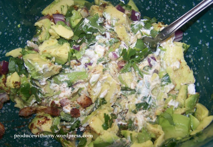 When I made guacamole to serve on its own I also add in some chopped tomatoes.