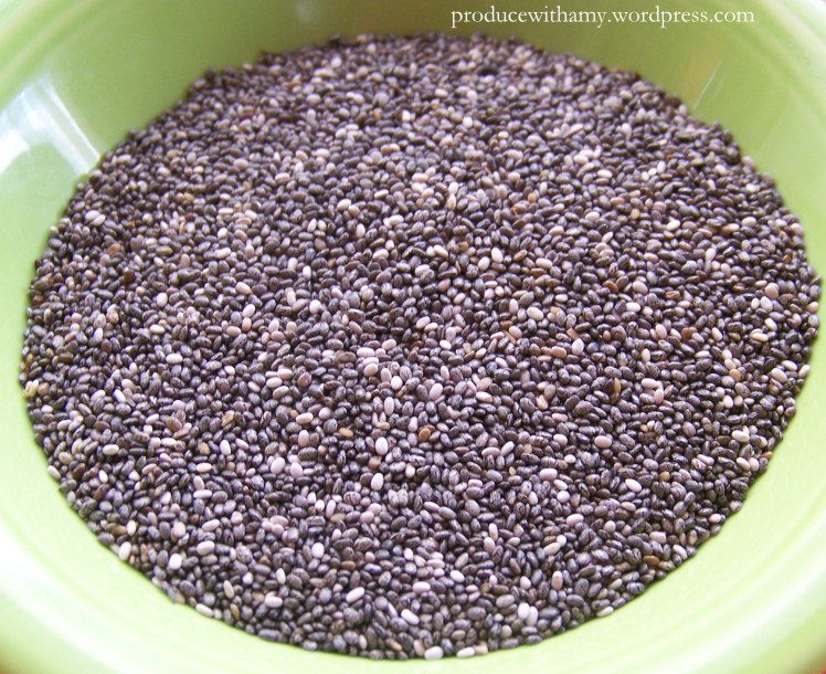 Chia seeds can me found in health food stores and ordered on-line. I do not pre-soak my chia seeds. 