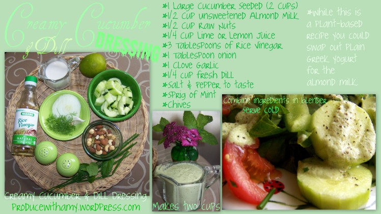 Creamy Cucumber and Dill Dressing