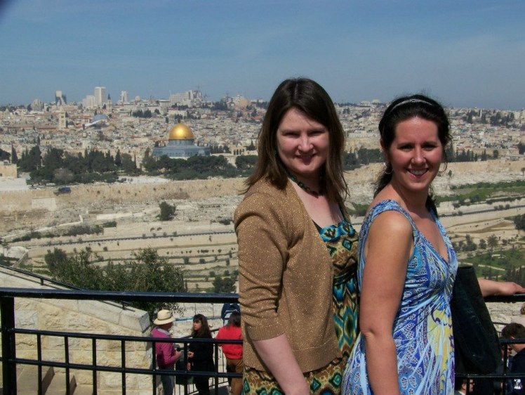 Heather and I in Jerusalem, Israel spring of 2012. 