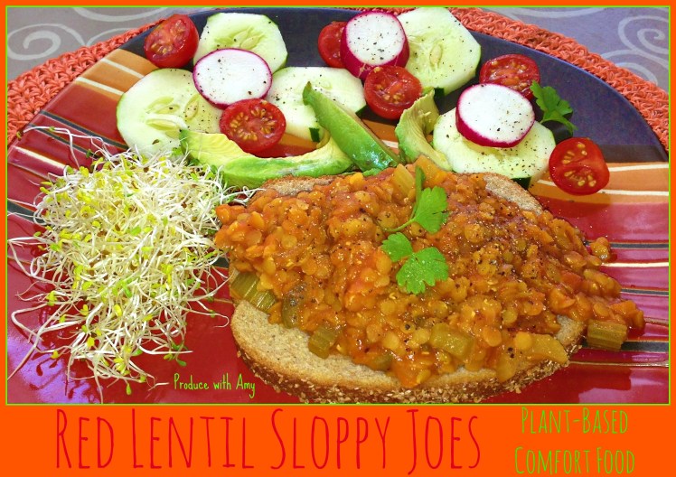 Red Lentil Sloppy Joes