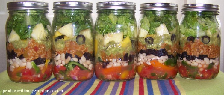 Garden Fiesta Mason Jar Salads