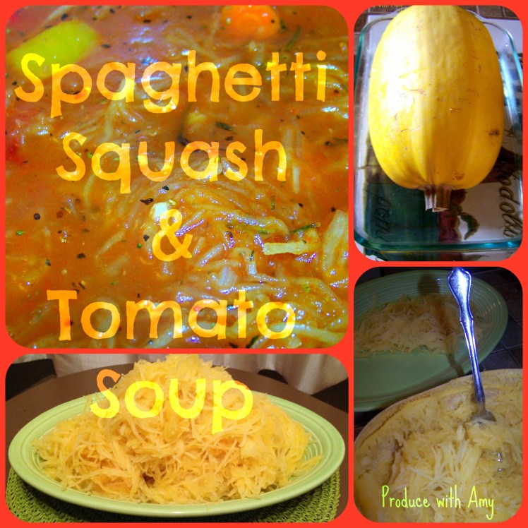 Spaghetti Squash and Tomato Soup:  Produce with Amy