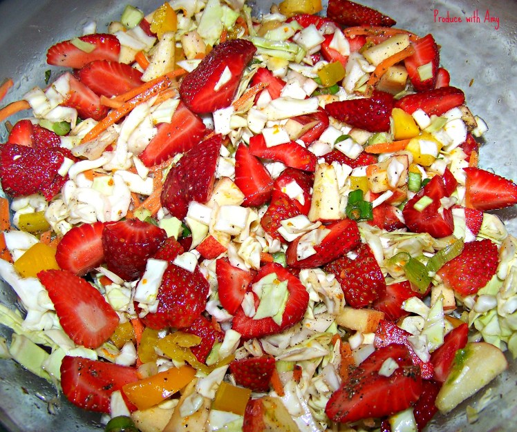 Citrus Berry Slaw by Produce with Amy