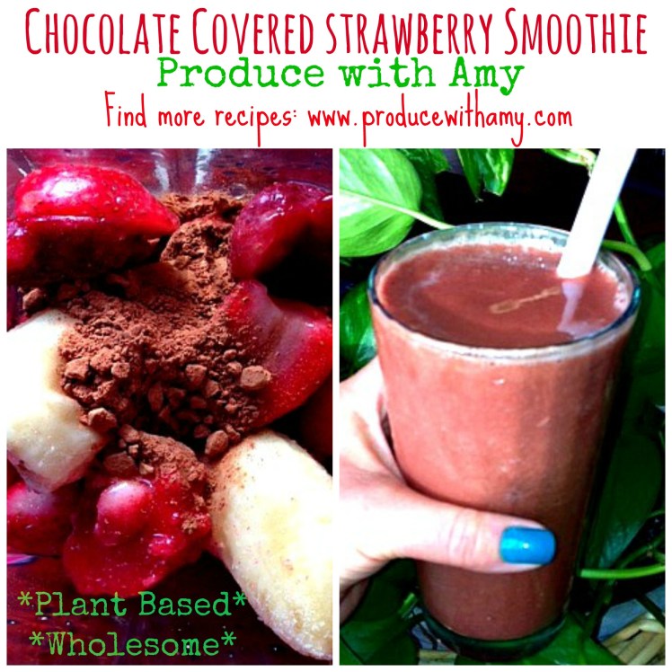 Chocolate Covered Strawberry Smoothie