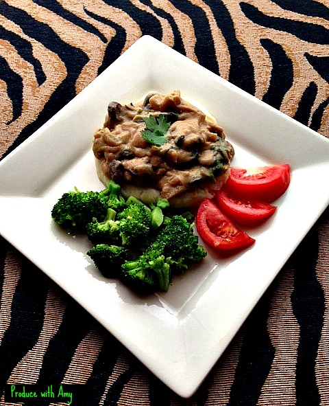 Mushroom Stroganoff by Produce with Amy