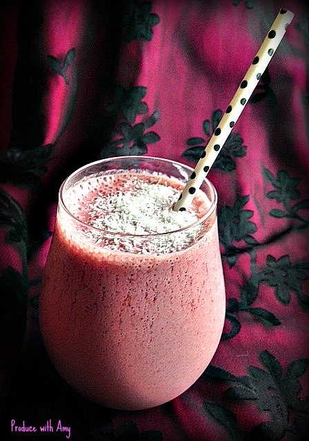 Cherry Almond Coconut Smoothie