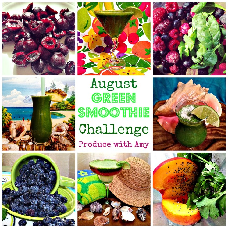 August Green Smoothie Challenge by Produce with Amy