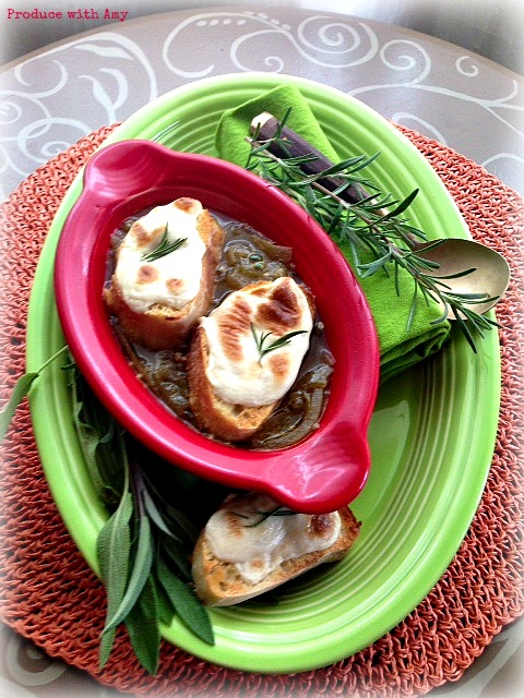 Plant Based French Onion Soup by Produce with Amy