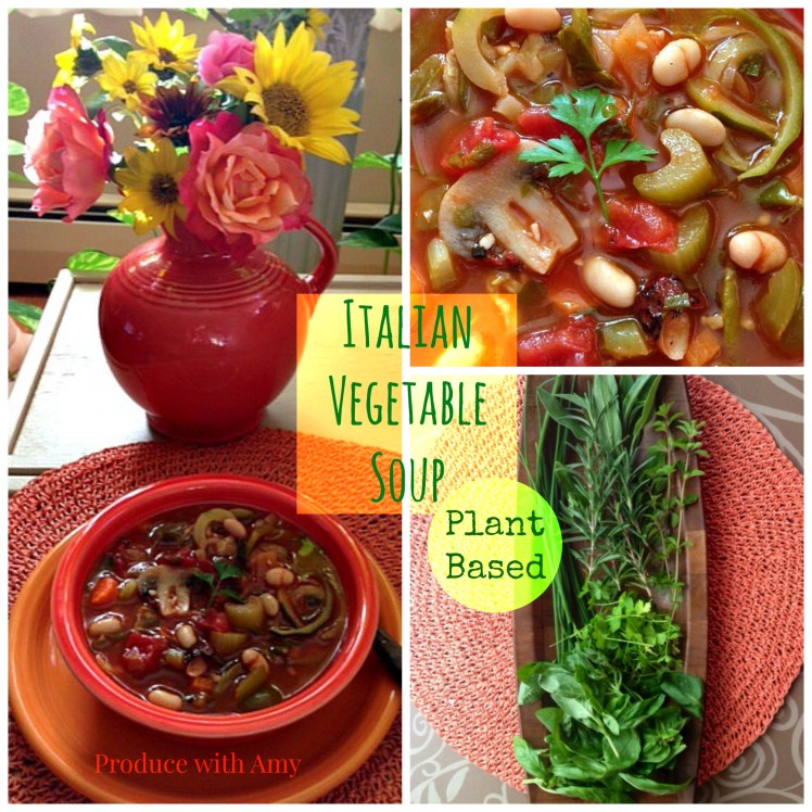 Italian Vegetable Soup by Produce with Amy