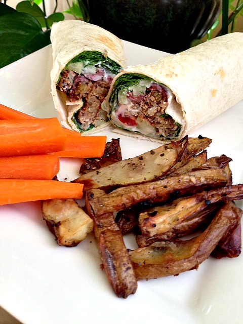 Mediterranean Wrap by Produce with Amy