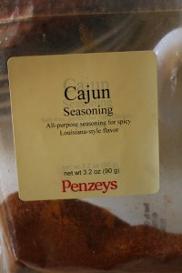 I recently fell in love with Penzeys spices. My husband enjoys this Cajun spice in alfredo pasta and on eggs too. 