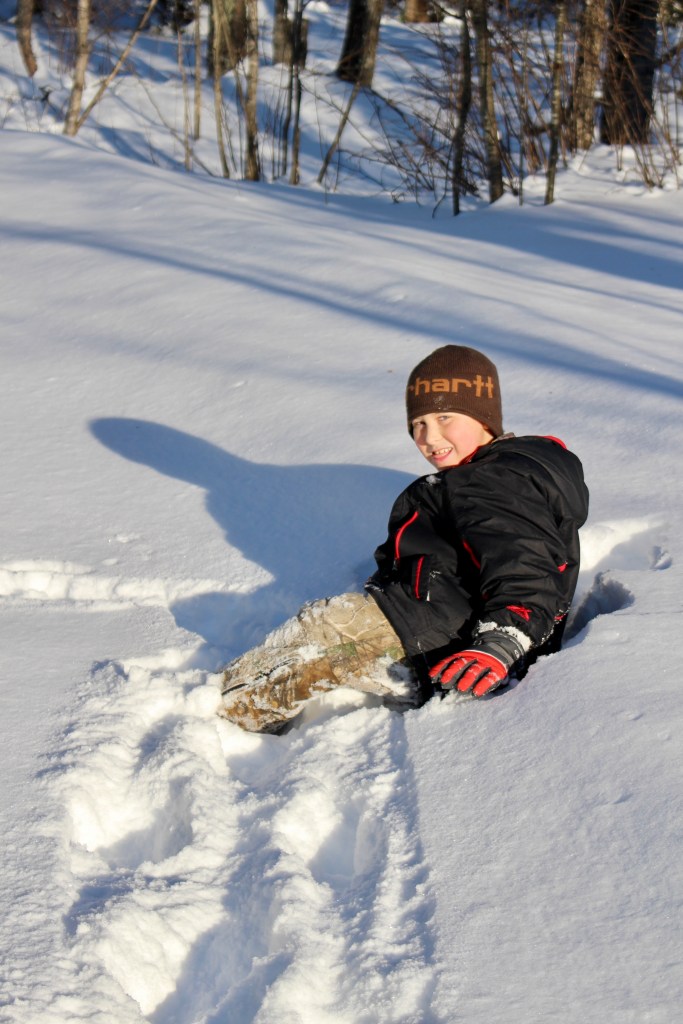 Our little guy Lukas is always up for an outside adventure. 